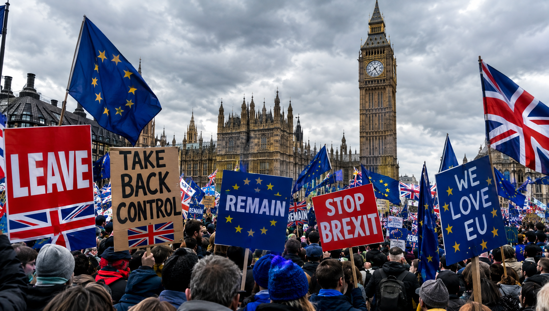Illustration de Austérité, Brexit et crises contemporaines