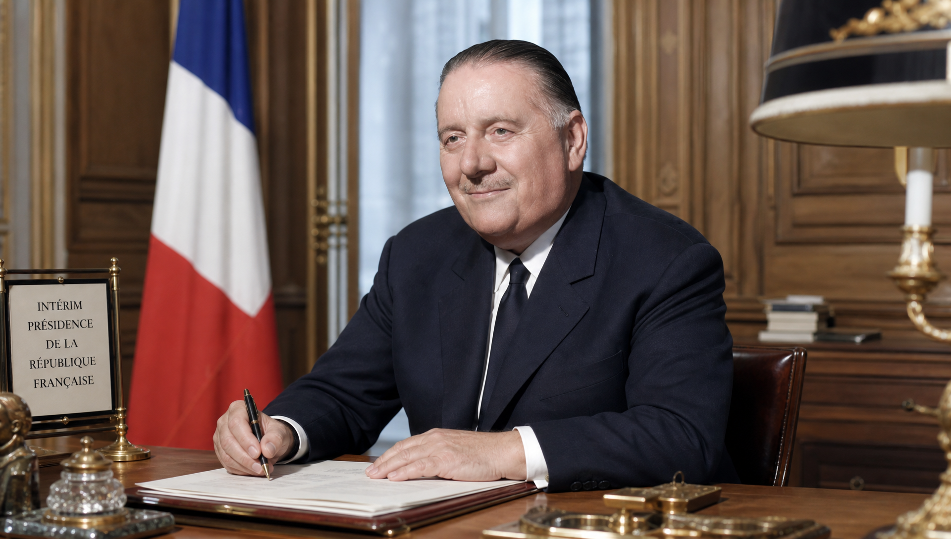Illustration de Second intérim d’Alain Poher